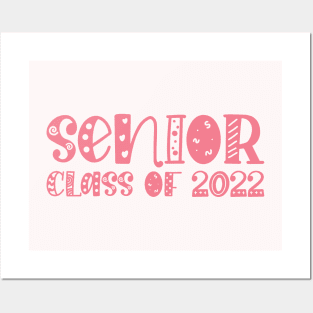 Senior Class of 2022 Graduation Pastel Pink Posters and Art